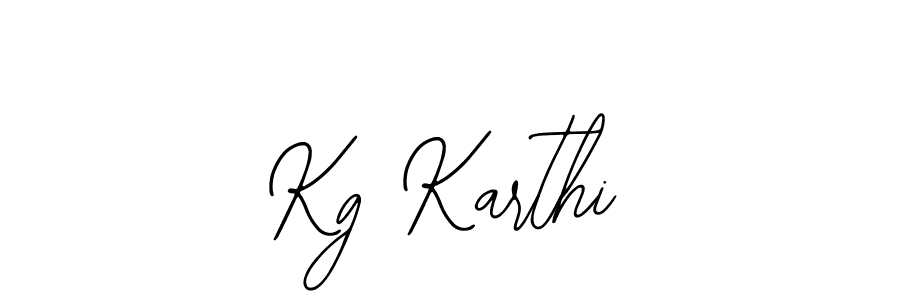 Use a signature maker to create a handwritten signature online. With this signature software, you can design (Bearetta-2O07w) your own signature for name Kg Karthi. Kg Karthi signature style 12 images and pictures png