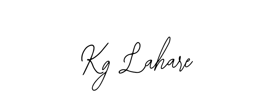 Kg Lahare stylish signature style. Best Handwritten Sign (Bearetta-2O07w) for my name. Handwritten Signature Collection Ideas for my name Kg Lahare. Kg Lahare signature style 12 images and pictures png