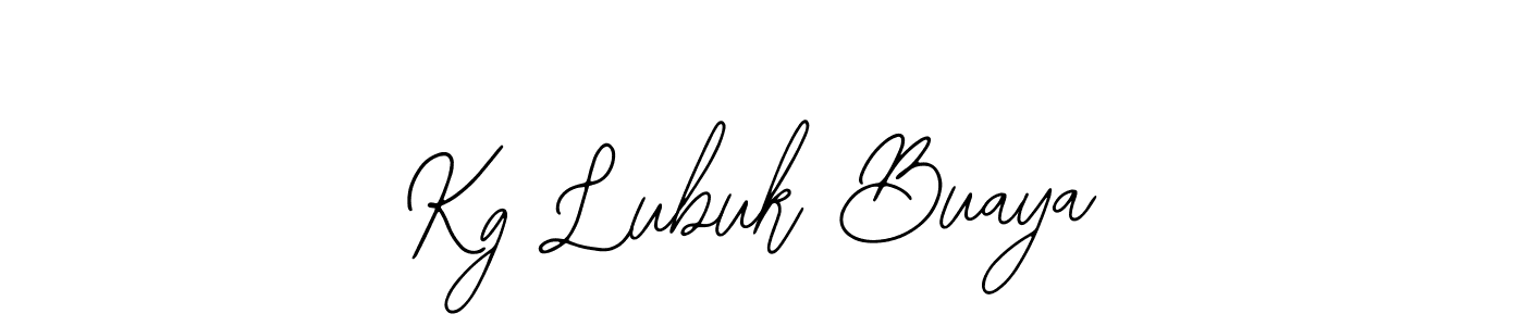 Create a beautiful signature design for name Kg Lubuk Buaya. With this signature (Bearetta-2O07w) fonts, you can make a handwritten signature for free. Kg Lubuk Buaya signature style 12 images and pictures png