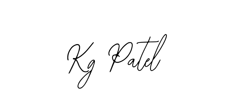 It looks lik you need a new signature style for name Kg Patel. Design unique handwritten (Bearetta-2O07w) signature with our free signature maker in just a few clicks. Kg Patel signature style 12 images and pictures png