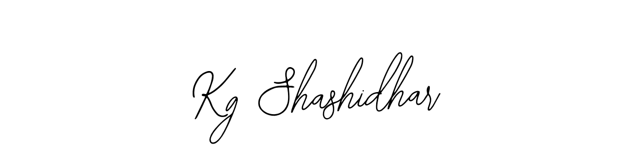 Design your own signature with our free online signature maker. With this signature software, you can create a handwritten (Bearetta-2O07w) signature for name Kg Shashidhar. Kg Shashidhar signature style 12 images and pictures png
