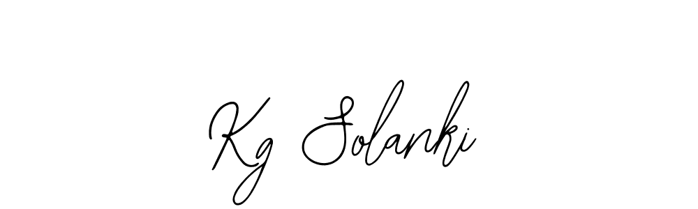 The best way (Bearetta-2O07w) to make a short signature is to pick only two or three words in your name. The name Kg Solanki include a total of six letters. For converting this name. Kg Solanki signature style 12 images and pictures png