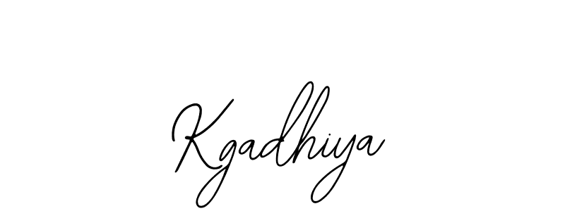 Kgadhiya stylish signature style. Best Handwritten Sign (Bearetta-2O07w) for my name. Handwritten Signature Collection Ideas for my name Kgadhiya. Kgadhiya signature style 12 images and pictures png