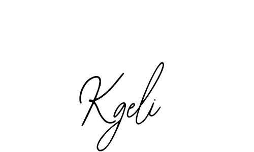 Design your own signature with our free online signature maker. With this signature software, you can create a handwritten (Bearetta-2O07w) signature for name Kgeli. Kgeli signature style 12 images and pictures png