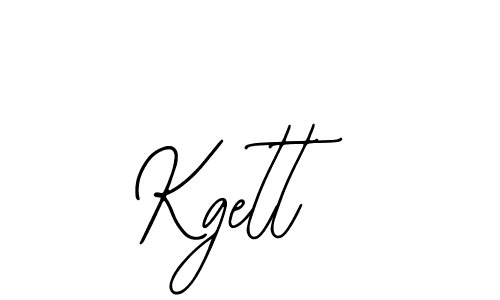 How to make Kgett signature? Bearetta-2O07w is a professional autograph style. Create handwritten signature for Kgett name. Kgett signature style 12 images and pictures png