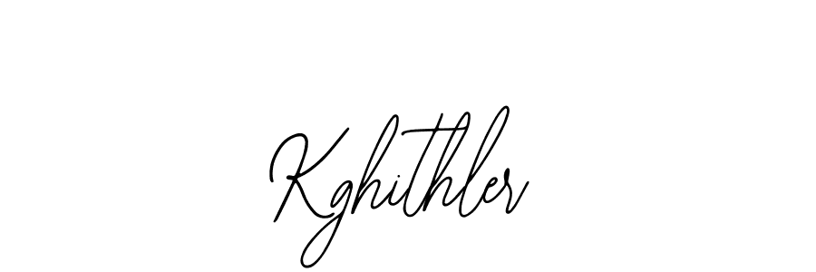 Use a signature maker to create a handwritten signature online. With this signature software, you can design (Bearetta-2O07w) your own signature for name Kghithler. Kghithler signature style 12 images and pictures png