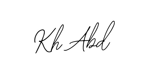 Kh Abd stylish signature style. Best Handwritten Sign (Bearetta-2O07w) for my name. Handwritten Signature Collection Ideas for my name Kh Abd. Kh Abd signature style 12 images and pictures png