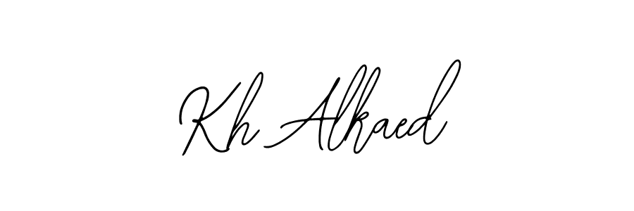 The best way (Bearetta-2O07w) to make a short signature is to pick only two or three words in your name. The name Kh Alkaed include a total of six letters. For converting this name. Kh Alkaed signature style 12 images and pictures png