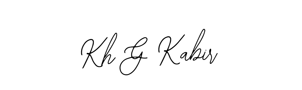 Make a short Kh G Kabir signature style. Manage your documents anywhere anytime using Bearetta-2O07w. Create and add eSignatures, submit forms, share and send files easily. Kh G Kabir signature style 12 images and pictures png