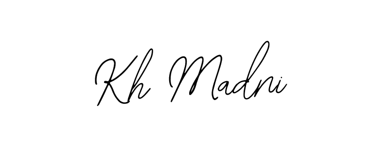 Also You can easily find your signature by using the search form. We will create Kh Madni name handwritten signature images for you free of cost using Bearetta-2O07w sign style. Kh Madni signature style 12 images and pictures png