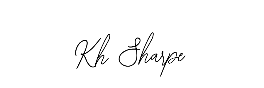 The best way (Bearetta-2O07w) to make a short signature is to pick only two or three words in your name. The name Kh Sharpe include a total of six letters. For converting this name. Kh Sharpe signature style 12 images and pictures png