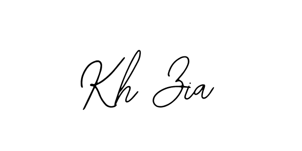 if you are searching for the best signature style for your name Kh Zia. so please give up your signature search. here we have designed multiple signature styles  using Bearetta-2O07w. Kh Zia signature style 12 images and pictures png