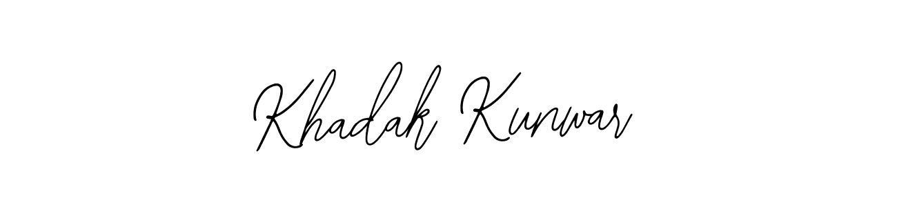 How to Draw Khadak Kunwar signature style? Bearetta-2O07w is a latest design signature styles for name Khadak Kunwar. Khadak Kunwar signature style 12 images and pictures png