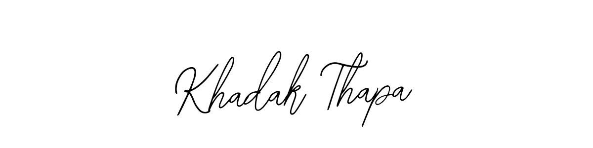 You can use this online signature creator to create a handwritten signature for the name Khadak Thapa. This is the best online autograph maker. Khadak Thapa signature style 12 images and pictures png