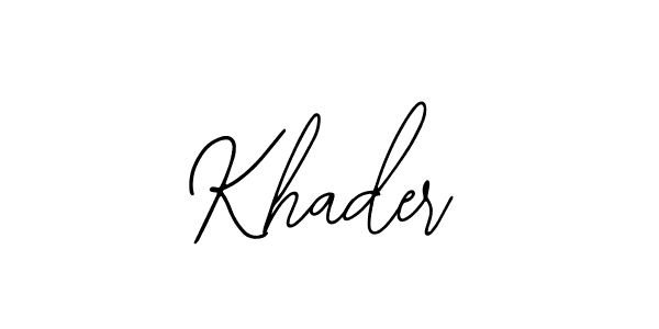 How to Draw Khader signature style? Bearetta-2O07w is a latest design signature styles for name Khader. Khader signature style 12 images and pictures png