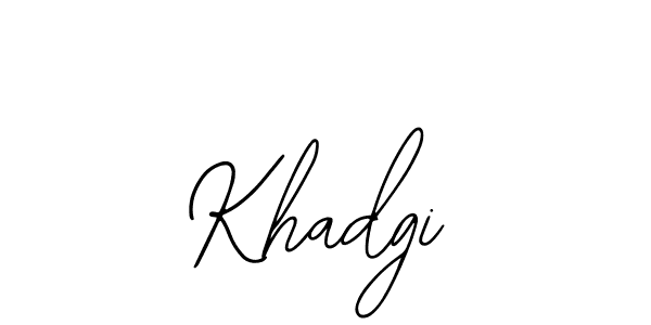 How to make Khadgi name signature. Use Bearetta-2O07w style for creating short signs online. This is the latest handwritten sign. Khadgi signature style 12 images and pictures png