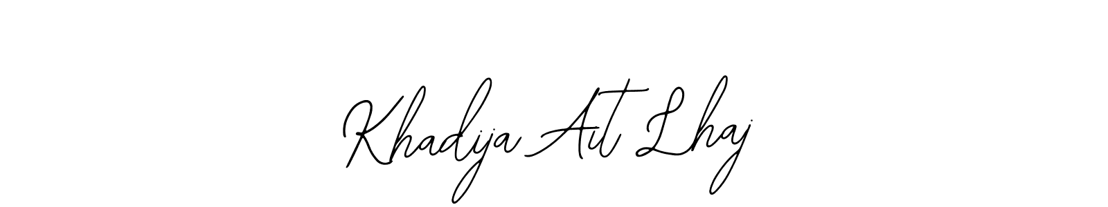 Similarly Bearetta-2O07w is the best handwritten signature design. Signature creator online .You can use it as an online autograph creator for name Khadija Ait Lhaj. Khadija Ait Lhaj signature style 12 images and pictures png