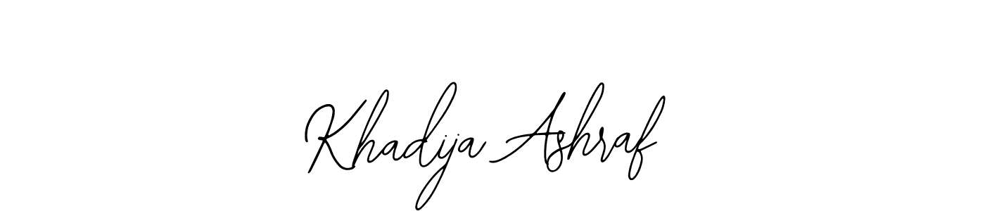 Use a signature maker to create a handwritten signature online. With this signature software, you can design (Bearetta-2O07w) your own signature for name Khadija Ashraf. Khadija Ashraf signature style 12 images and pictures png