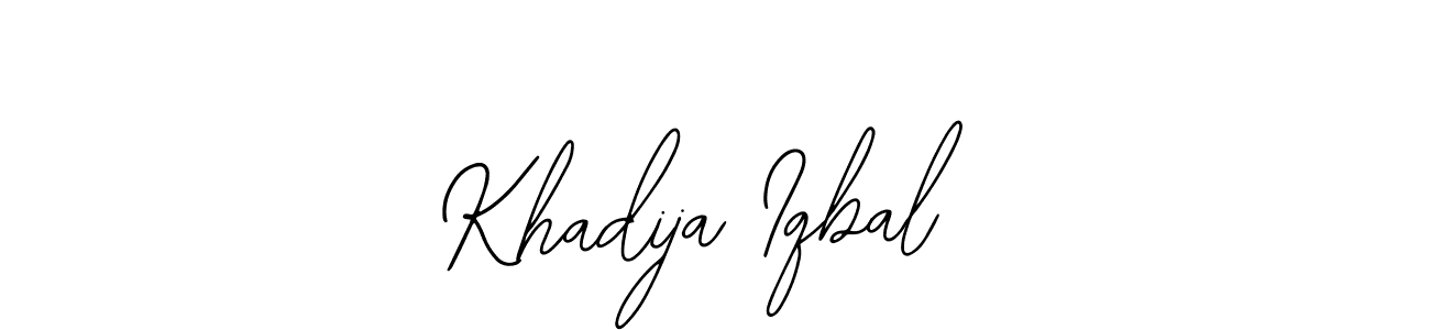 How to Draw Khadija Iqbal signature style? Bearetta-2O07w is a latest design signature styles for name Khadija Iqbal. Khadija Iqbal signature style 12 images and pictures png