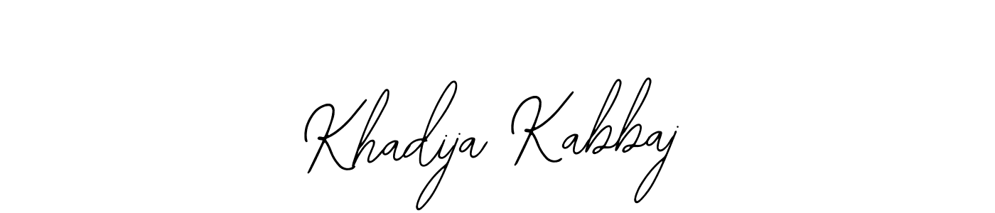 Similarly Bearetta-2O07w is the best handwritten signature design. Signature creator online .You can use it as an online autograph creator for name Khadija Kabbaj. Khadija Kabbaj signature style 12 images and pictures png