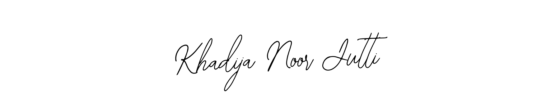How to Draw Khadija Noor Jutti signature style? Bearetta-2O07w is a latest design signature styles for name Khadija Noor Jutti. Khadija Noor Jutti signature style 12 images and pictures png