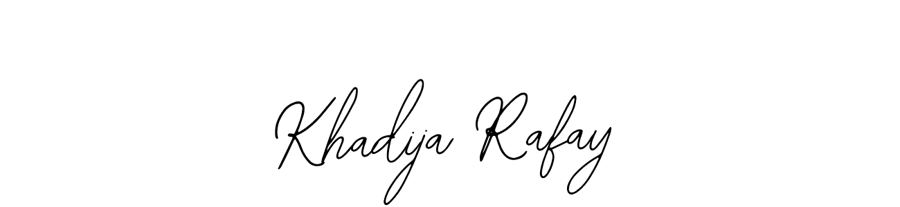 It looks lik you need a new signature style for name Khadija Rafay. Design unique handwritten (Bearetta-2O07w) signature with our free signature maker in just a few clicks. Khadija Rafay signature style 12 images and pictures png