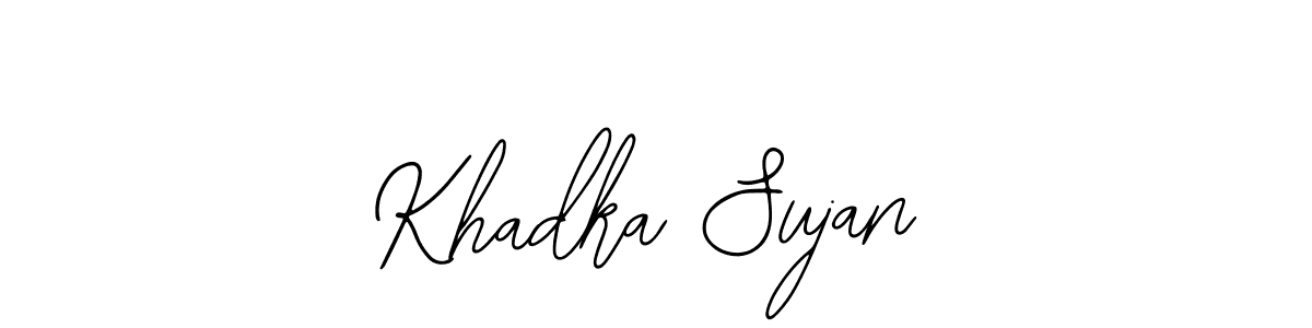 Khadka Sujan stylish signature style. Best Handwritten Sign (Bearetta-2O07w) for my name. Handwritten Signature Collection Ideas for my name Khadka Sujan. Khadka Sujan signature style 12 images and pictures png