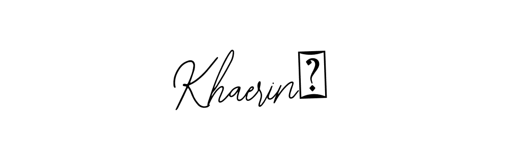 Also we have Khaerin♡ name is the best signature style. Create professional handwritten signature collection using Bearetta-2O07w autograph style. Khaerin♡ signature style 12 images and pictures png