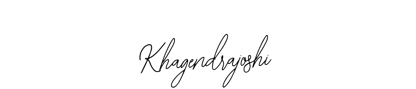 Design your own signature with our free online signature maker. With this signature software, you can create a handwritten (Bearetta-2O07w) signature for name Khagendrajoshi. Khagendrajoshi signature style 12 images and pictures png