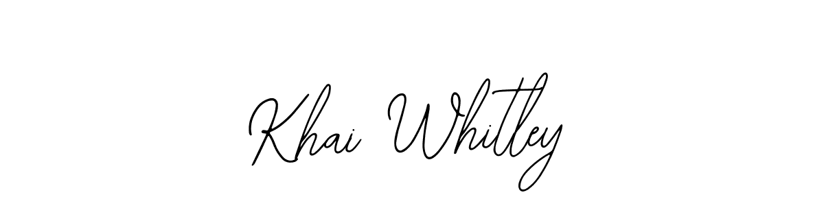 Khai Whitley stylish signature style. Best Handwritten Sign (Bearetta-2O07w) for my name. Handwritten Signature Collection Ideas for my name Khai Whitley. Khai Whitley signature style 12 images and pictures png
