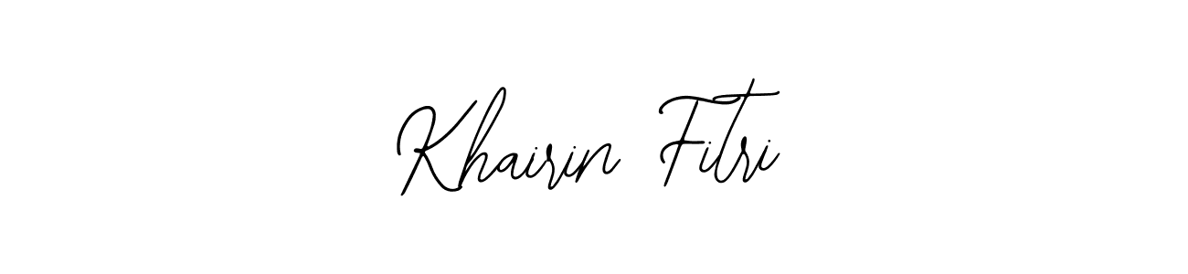 Make a beautiful signature design for name Khairin Fitri. Use this online signature maker to create a handwritten signature for free. Khairin Fitri signature style 12 images and pictures png