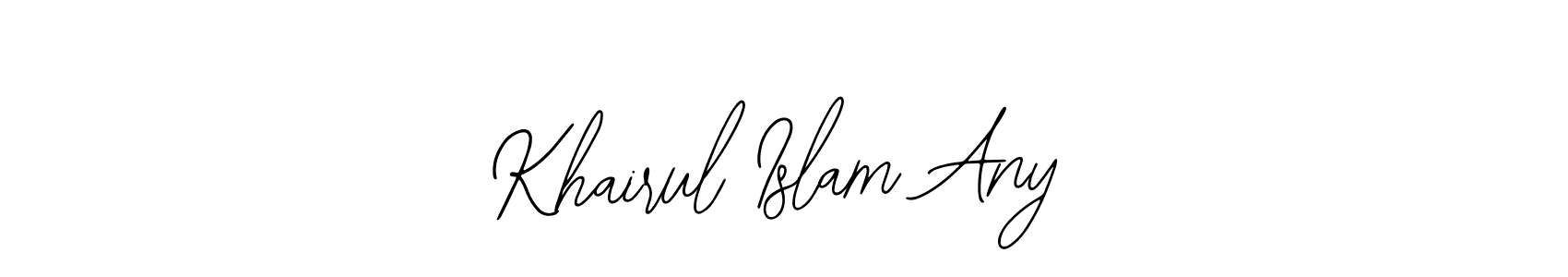 It looks lik you need a new signature style for name Khairul Islam Any. Design unique handwritten (Bearetta-2O07w) signature with our free signature maker in just a few clicks. Khairul Islam Any signature style 12 images and pictures png