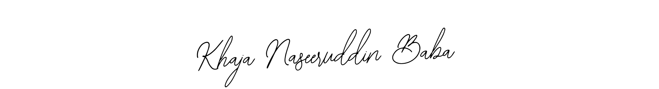 Similarly Bearetta-2O07w is the best handwritten signature design. Signature creator online .You can use it as an online autograph creator for name Khaja Naseeruddin Baba. Khaja Naseeruddin Baba signature style 12 images and pictures png