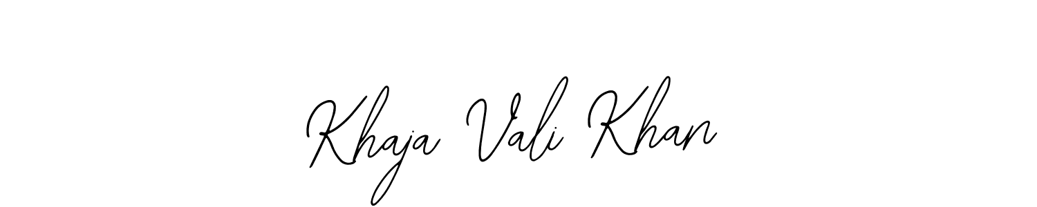 Khaja Vali Khan stylish signature style. Best Handwritten Sign (Bearetta-2O07w) for my name. Handwritten Signature Collection Ideas for my name Khaja Vali Khan. Khaja Vali Khan signature style 12 images and pictures png