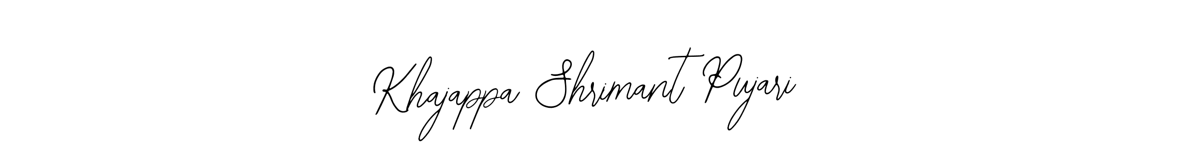 How to Draw Khajappa Shrimant Pujari signature style? Bearetta-2O07w is a latest design signature styles for name Khajappa Shrimant Pujari. Khajappa Shrimant Pujari signature style 12 images and pictures png
