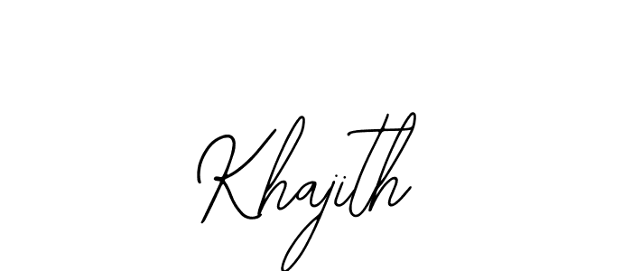 if you are searching for the best signature style for your name Khajith. so please give up your signature search. here we have designed multiple signature styles  using Bearetta-2O07w. Khajith signature style 12 images and pictures png