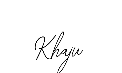 How to make Khaju signature? Bearetta-2O07w is a professional autograph style. Create handwritten signature for Khaju name. Khaju signature style 12 images and pictures png