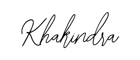 A timeless handwritten aesthetic for Khakindra. The Bearetta-2O07w font gives your signature a handcrafted feel with natural curves. Khakindra signature style 12 images and pictures png