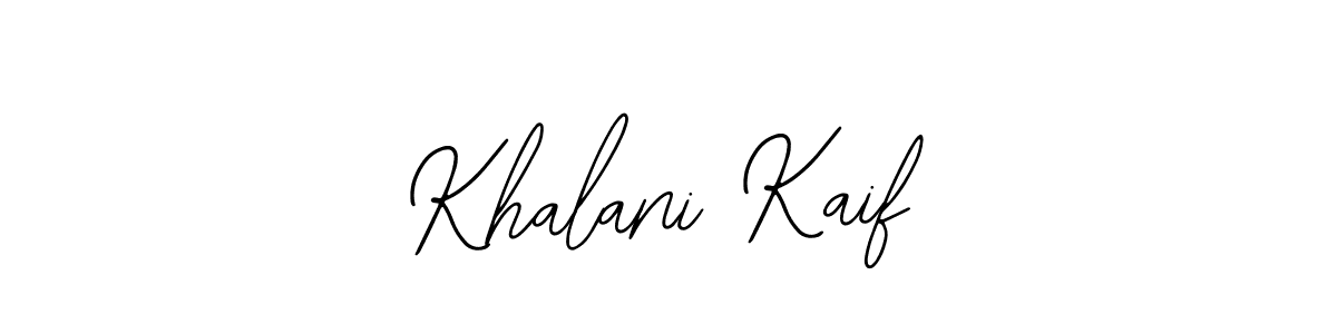 Also we have Khalani Kaif name is the best signature style. Create professional handwritten signature collection using Bearetta-2O07w autograph style. Khalani Kaif signature style 12 images and pictures png