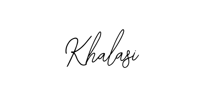 How to Draw Khalasi signature style? Bearetta-2O07w is a latest design signature styles for name Khalasi. Khalasi signature style 12 images and pictures png