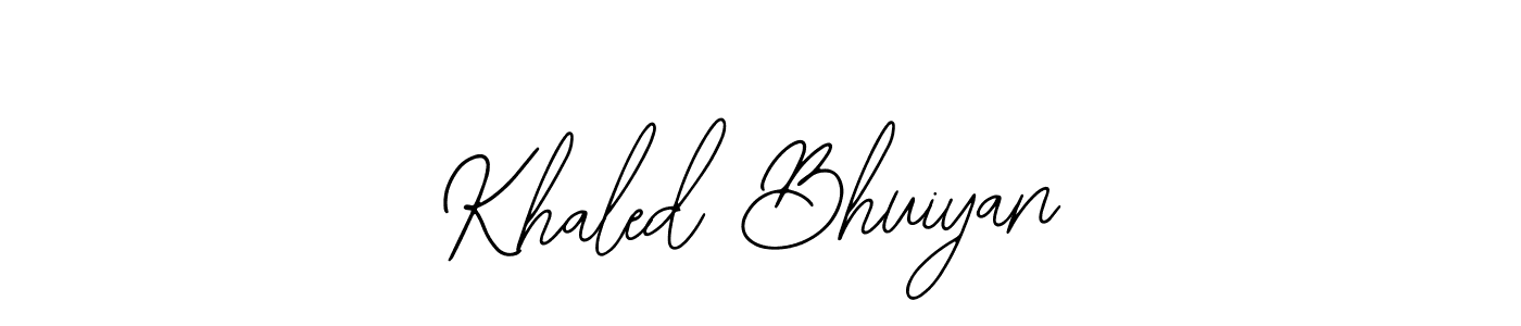 How to Draw Khaled Bhuiyan signature style? Bearetta-2O07w is a latest design signature styles for name Khaled Bhuiyan. Khaled Bhuiyan signature style 12 images and pictures png
