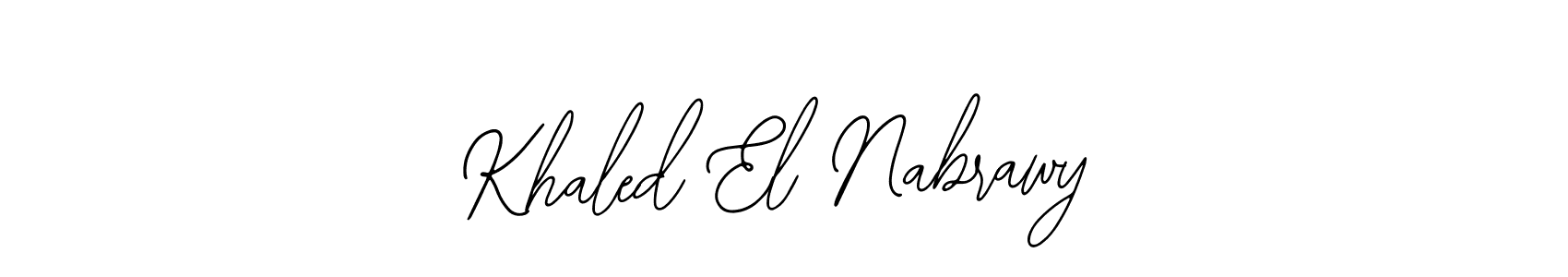 How to Draw Khaled El Nabrawy signature style? Bearetta-2O07w is a latest design signature styles for name Khaled El Nabrawy. Khaled El Nabrawy signature style 12 images and pictures png