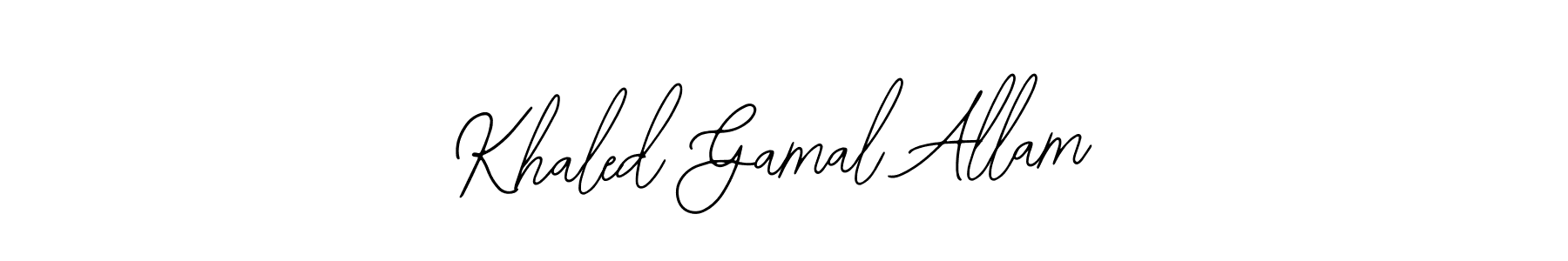 Khaled Gamal Allam stylish signature style. Best Handwritten Sign (Bearetta-2O07w) for my name. Handwritten Signature Collection Ideas for my name Khaled Gamal Allam. Khaled Gamal Allam signature style 12 images and pictures png