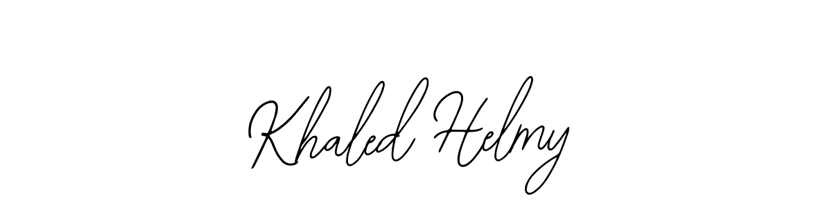 Use a signature maker to create a handwritten signature online. With this signature software, you can design (Bearetta-2O07w) your own signature for name Khaled Helmy. Khaled Helmy signature style 12 images and pictures png