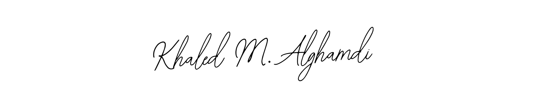 You can use this online signature creator to create a handwritten signature for the name Khaled M. Alghamdi. This is the best online autograph maker. Khaled M. Alghamdi signature style 12 images and pictures png