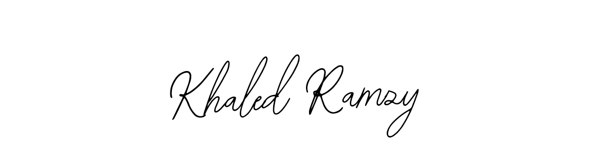 This is the best signature style for the Khaled Ramzy name. Also you like these signature font (Bearetta-2O07w). Mix name signature. Khaled Ramzy signature style 12 images and pictures png