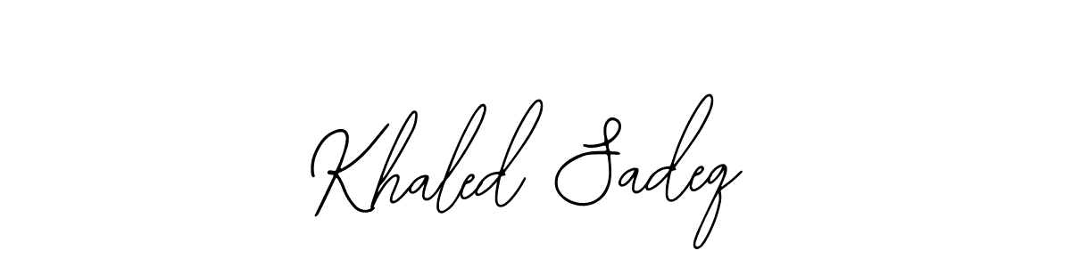 Best and Professional Signature Style for Khaled Sadeq. Bearetta-2O07w Best Signature Style Collection. Khaled Sadeq signature style 12 images and pictures png