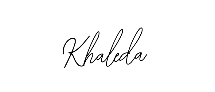 Similarly Bearetta-2O07w is the best handwritten signature design. Signature creator online .You can use it as an online autograph creator for name Khaleda. Khaleda signature style 12 images and pictures png