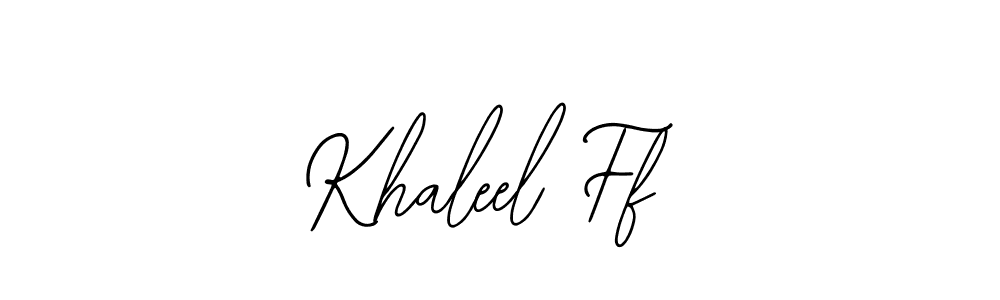 Make a short Khaleel Ff signature style. Manage your documents anywhere anytime using Bearetta-2O07w. Create and add eSignatures, submit forms, share and send files easily. Khaleel Ff signature style 12 images and pictures png