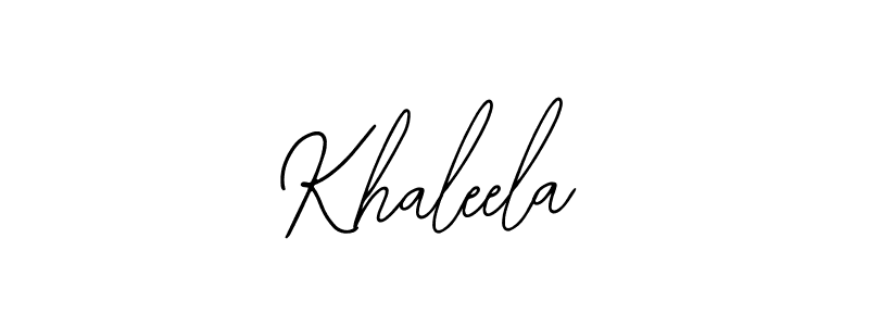 Also we have Khaleela name is the best signature style. Create professional handwritten signature collection using Bearetta-2O07w autograph style. Khaleela signature style 12 images and pictures png